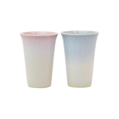 萩焼　つぼみフリーカップペア