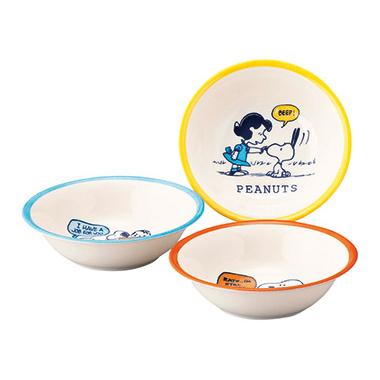 ピーナッツ　ハッピーカラー　トリオボウルセット
