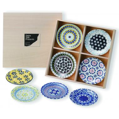 ポタリーフィールド　八客小皿揃（木箱入）