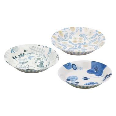 ひなた暮らし　軽量カレーパスタ皿３枚セット