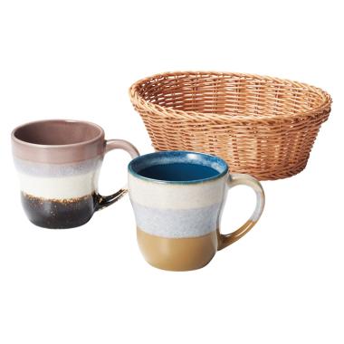 グレイズワークス　カゴ付ペアマグ