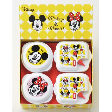 ミッキー＆ミニー ポップトーン 電子レンジ容器4PC