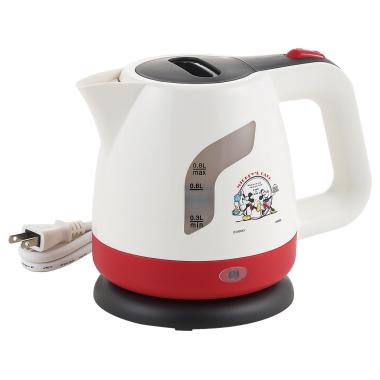ディズニー　ミッキー＆ミニー　電気ケトル０．８Ｌ