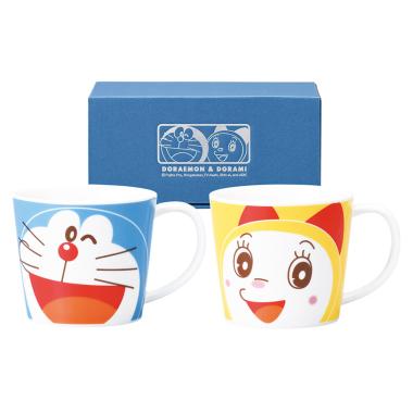 ドラえもん＆ドラミ　フェイスペアマグセット