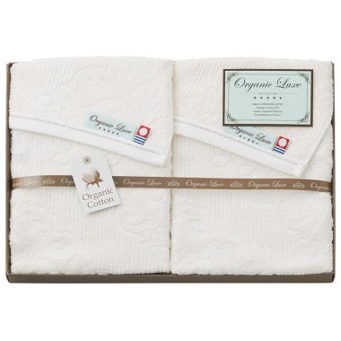 オーガニックリュクス　フェイスタオル2P