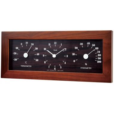 【廃番】EMPEX　フォレ温・湿クロック...