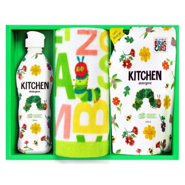 はらぺこあおむし　キッチン洗剤タオルセット