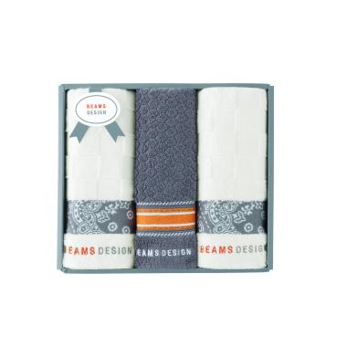 BEAMS DESIGN チェッカーバンダナ タオルセット