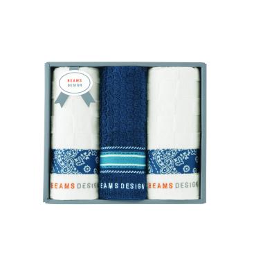 BEAMS DESIGN チェッカーバンダナ タオルセット