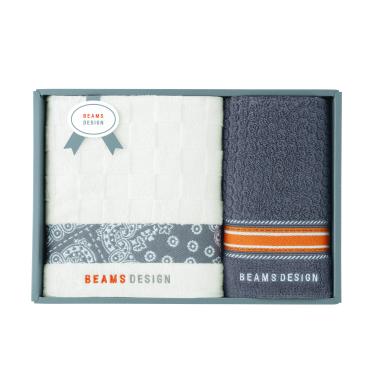 BEAMS DESIGN チェッカーバンダナ タオルセット