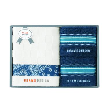 BEAMS DESIGN チェッカーバンダナ タオルセット