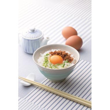 玉子かけ醤油と鰹そぼろセット