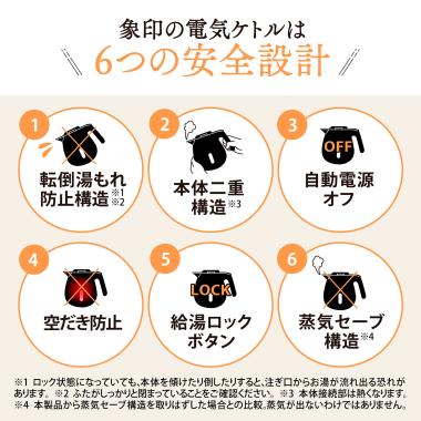 象印　電気ケトル（ダスティグリーン） 600ml